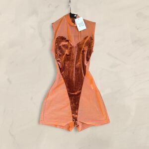 So real heart bodysuit baddie boutique GSUWOO going out fit size XS